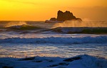 the pacific ocean, sunrise, sunset