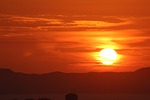 sunset, dawn, sun