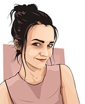 girl, view, graphics