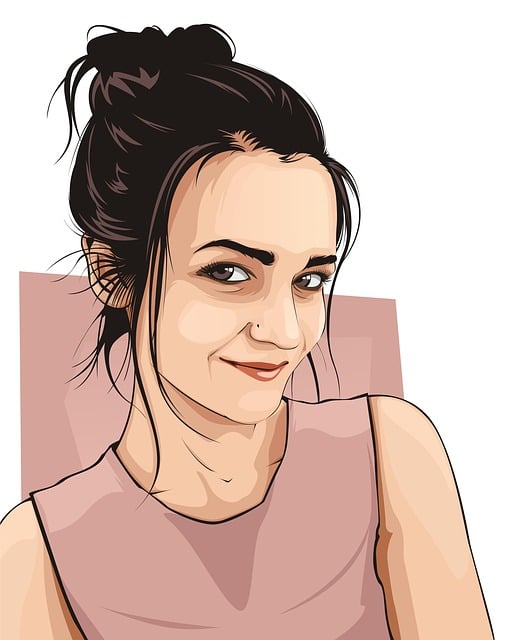 Free Young Woman Sight illustration and picture