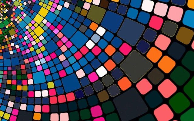 Free abstract squares background illustration