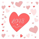 heart, love, romance