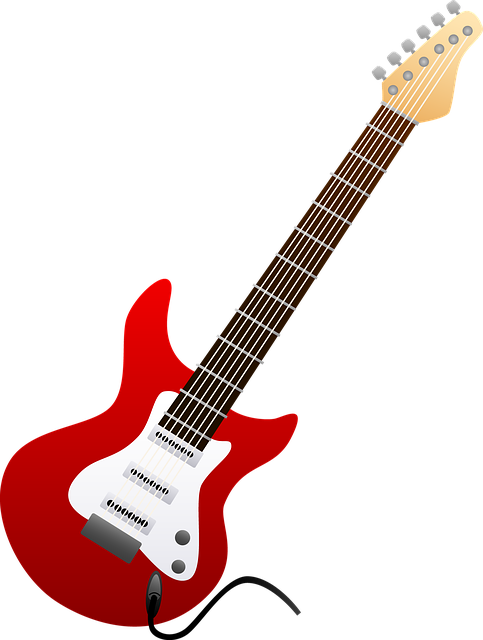 Free electric guitar music guitar illustration