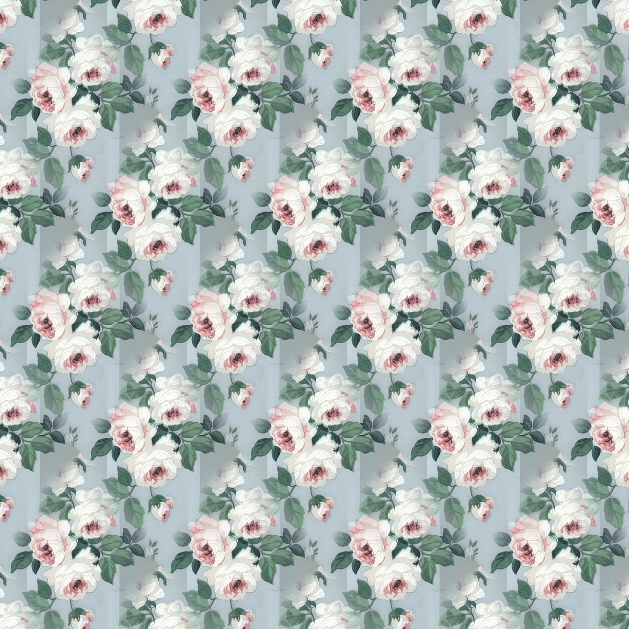 Kit broderie point de croix - Décor floral - Magic Needle