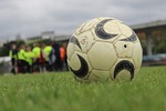 ball, lawn, grass