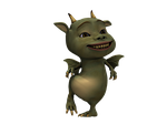 figure, fantasy figure, dragon
