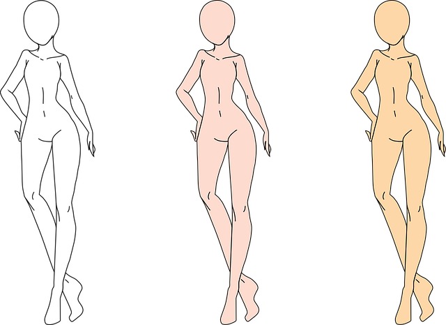 Free girl female drawing vector