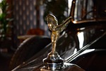 antique, car, jaguar
