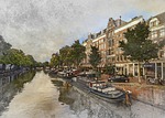 water, city, amsterdam