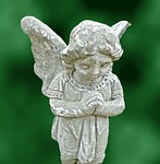 sculpture, angel, statue