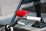 bike, red, bright