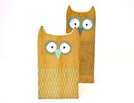 owls, abstract, wood