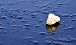 stones, ice, winter
