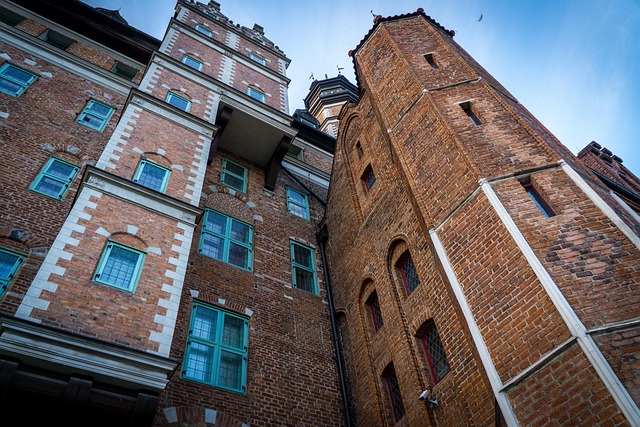 Arkitektur, Gamle, Mursten, By, Bygning