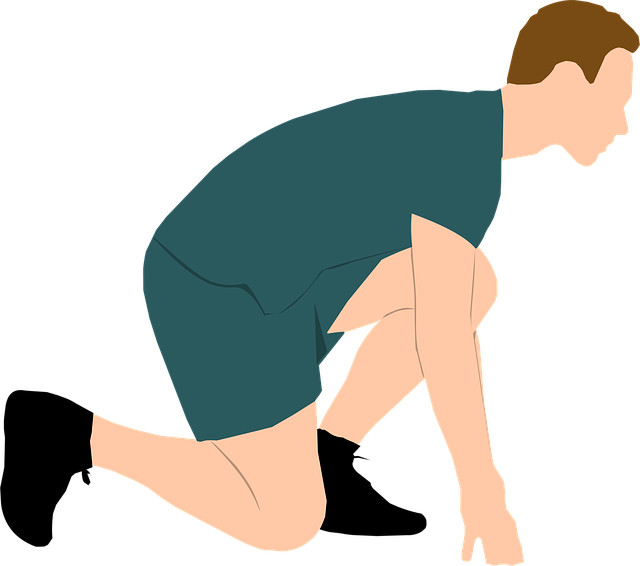 Free isolated jogger jogging vector