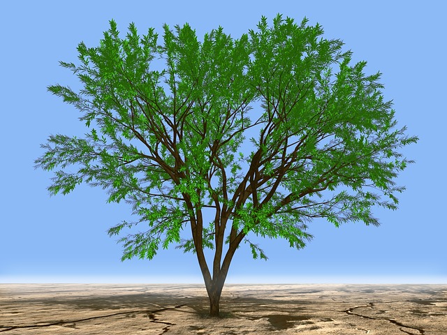 Free nature tree landscape illustration