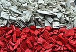 polish flag, composition, mosaic
