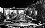 street, people, chair