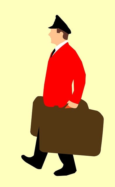 Free doorman travel objects illustration