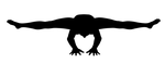 silhouette, yoga, woman
