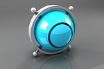 symbol, bright, round
