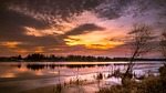 landscape, nature, sunset