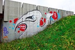 graffiti, bird, drawing