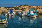 cyprus, protaras, fishing shelter