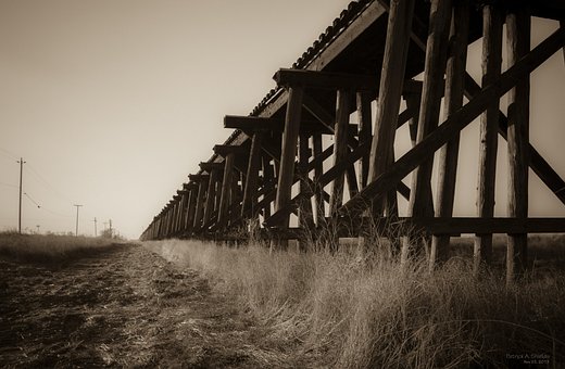 Buitenshuis, Brug, Lucht, Landschap