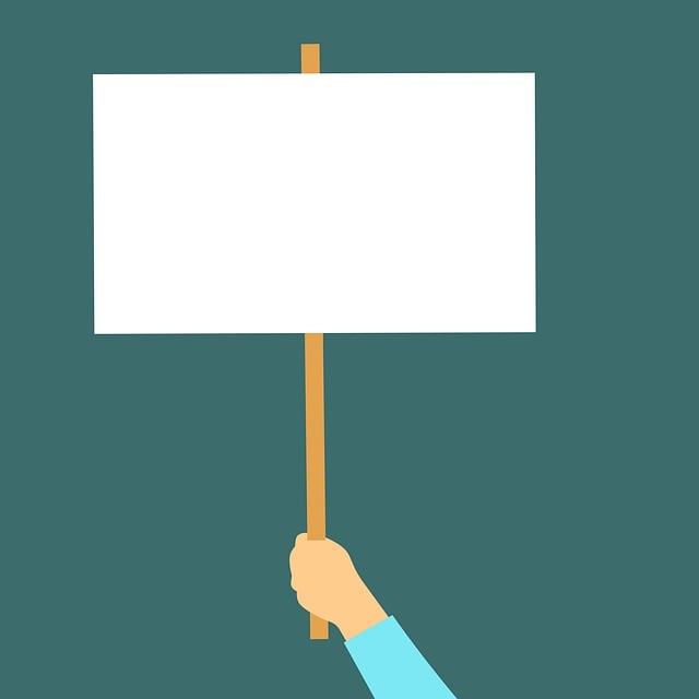 Free banner blank board illustration