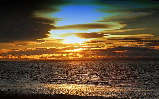 Sonnenuntergang, Dawn, Natur, Dämmerung