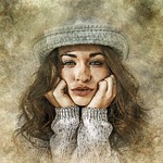 girl, woman, female