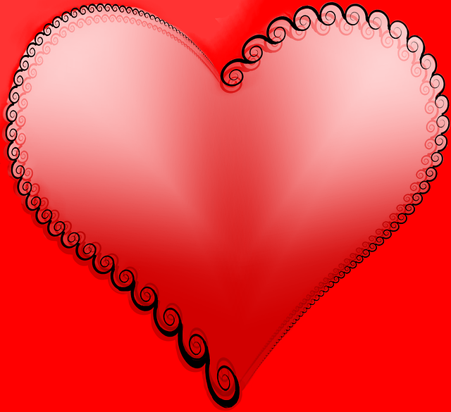 Rød, Hjerte, Valentine, Spiralformet