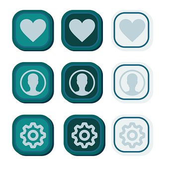 Botões, Ui, Projeto, Ícone, Símbolo