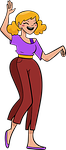 woman, female, dancing