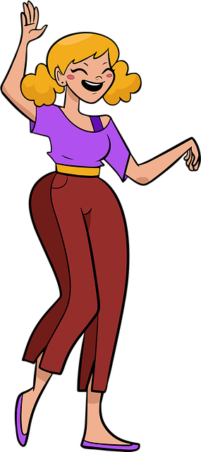 Mujer, Baile, Contento, Alegre, Danza