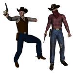 cowboy, boots, western