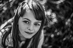portrait, child, girl