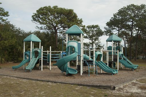 Legeplads, Dias, Parkere, Udendørs, Tom
