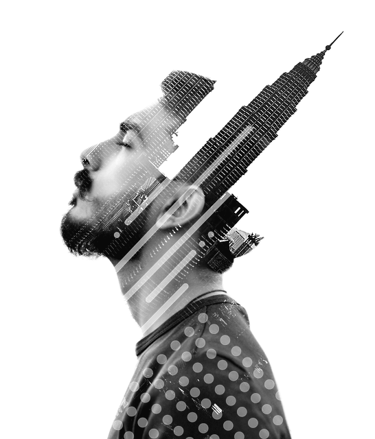 Download Double Exposure, Reflection, Mirror. RoyaltyFree Stock