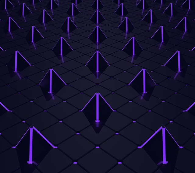 Free futuristic pyramids perspective illustration