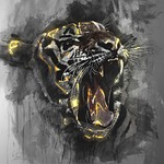 tiger, head, wildlife