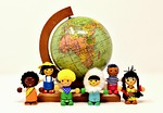 different nationalities, children, human
