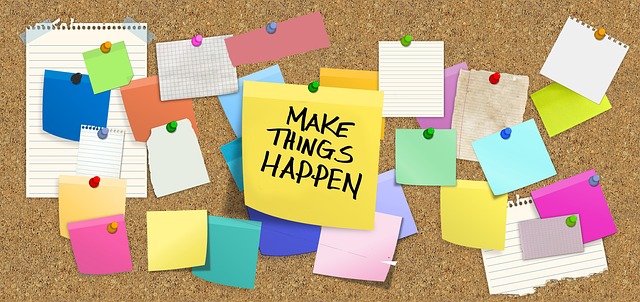 Free Bulletin Board Stickies photo and picture