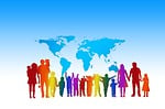 crowd, human, continents