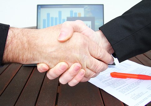 Empresa, Apretón De Manos, Empresario