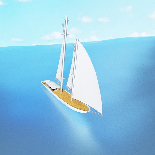 Free ship sea heaven illustration