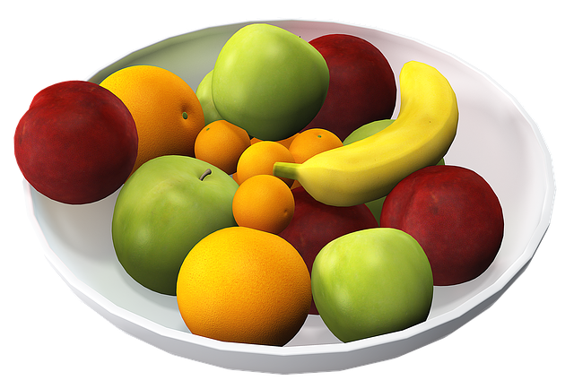 Free fruit bowl of fruit shell illustration