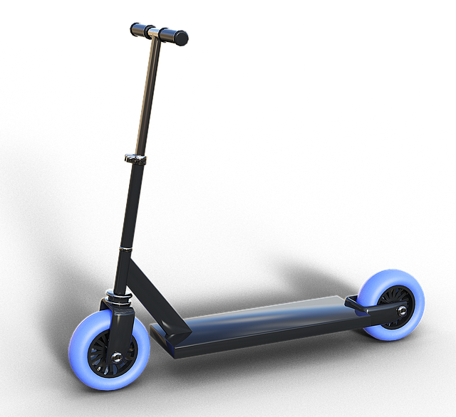 Free scooter children scooter locomotion illustration