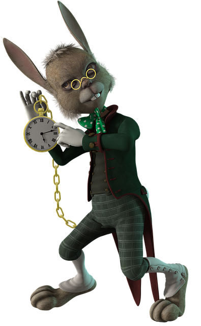 Free hare march wonderland illustration